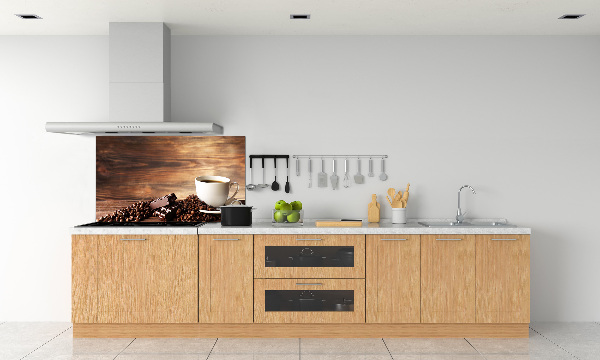 Pannello paraschizzi cucina con motivo caffè e cioccolato