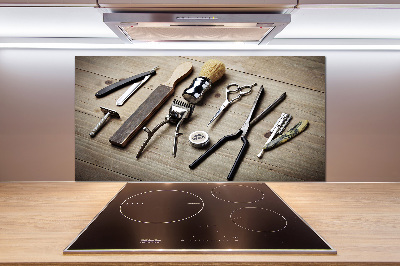 Rivestimento parete cucina per parrucchiere uomo