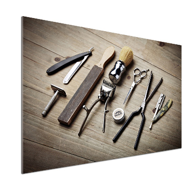 Rivestimento parete cucina per parrucchiere uomo