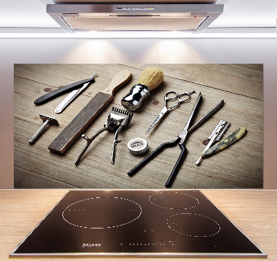 Rivestimento parete cucina per parrucchiere uomo