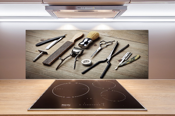 Rivestimento parete cucina per parrucchiere uomo