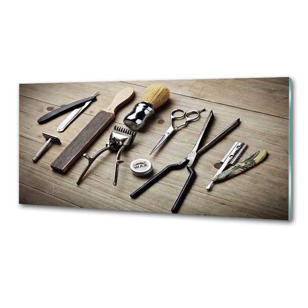 Rivestimento parete cucina per parrucchiere uomo