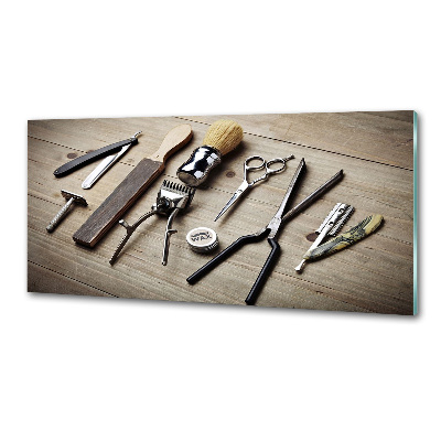 Rivestimento parete cucina per parrucchiere uomo