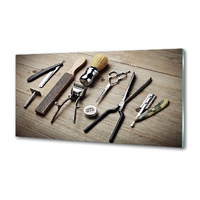 Rivestimento parete cucina per parrucchiere uomo