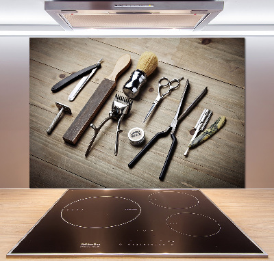 Rivestimento parete cucina per parrucchiere uomo