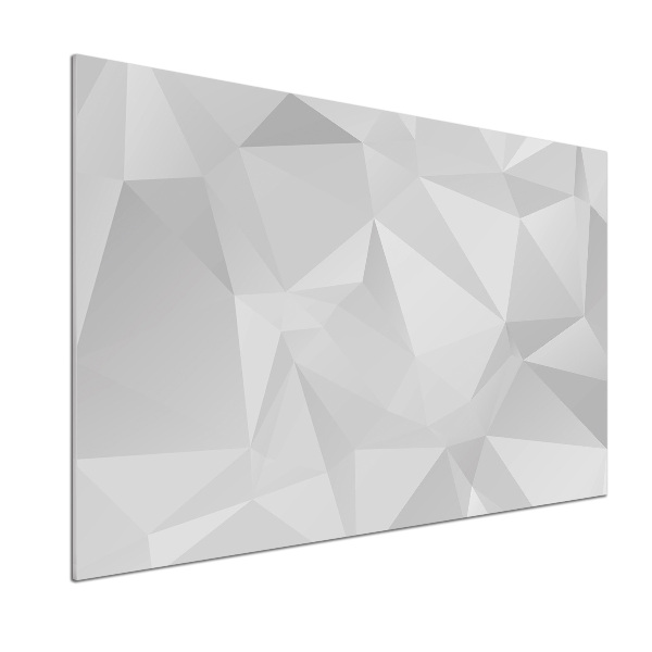 Pannello retrocucina con motivo a triangoli astratti