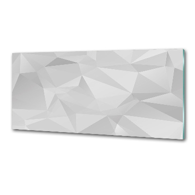 Pannello retrocucina con motivo a triangoli astratti