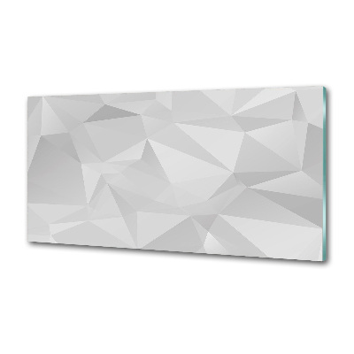 Pannello retrocucina con motivo a triangoli astratti