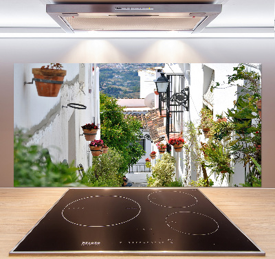 Rivestimento parete cucina in stile Una strada affascinante