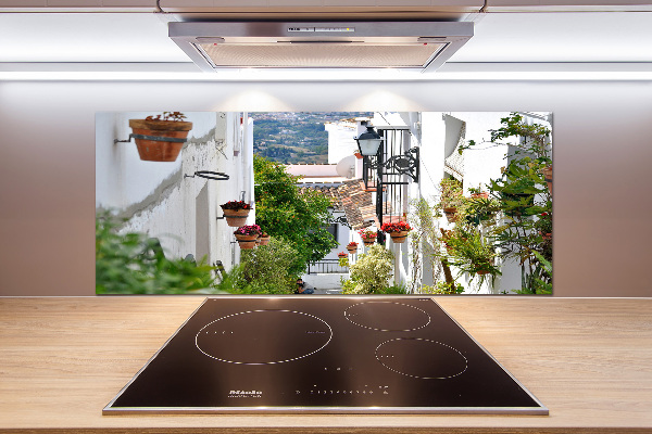 Rivestimento parete cucina in stile Una strada affascinante