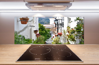 Rivestimento parete cucina in stile Una strada affascinante