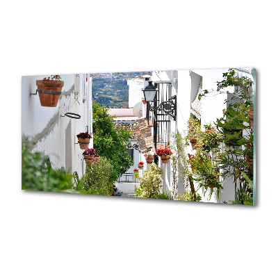 Rivestimento parete cucina in stile Una strada affascinante