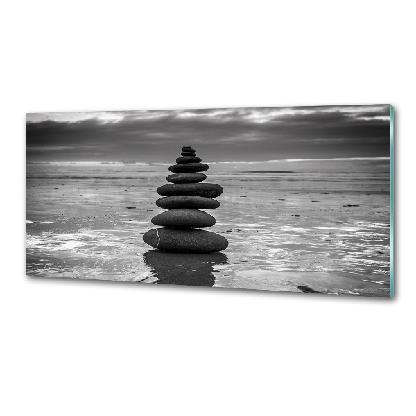 Pannello paraschizzi cucina con motivo Pietre di equilibrio