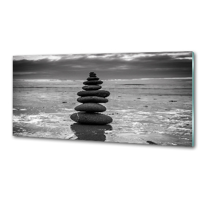 Pannello paraschizzi cucina con motivo Pietre di equilibrio