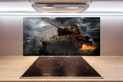 Rivestimento parete cucina con motivo Cisterna