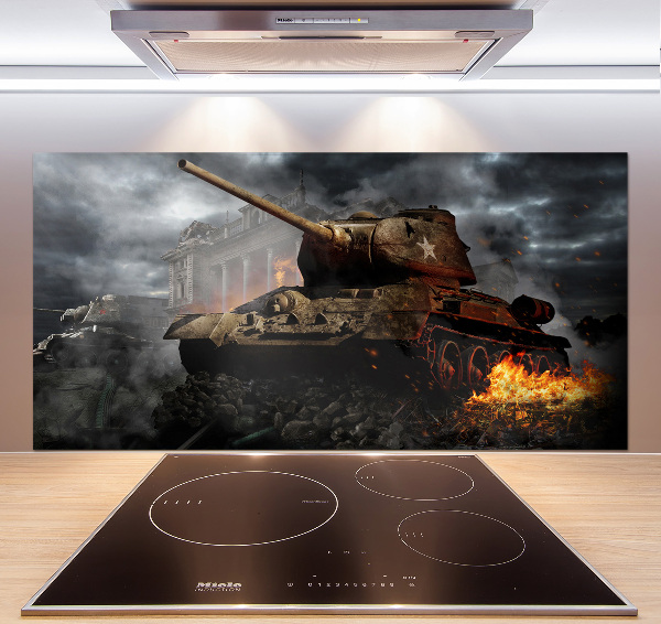 Rivestimento parete cucina con motivo Cisterna