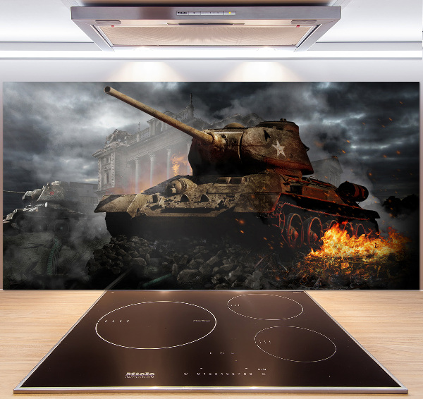 Rivestimento parete cucina con motivo Cisterna