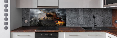 Rivestimento parete cucina con motivo Cisterna