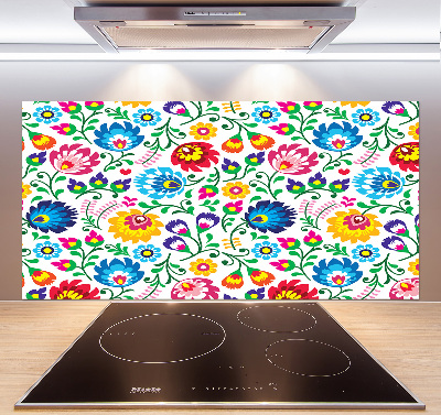 Pannello retrocucina con motivo etnico