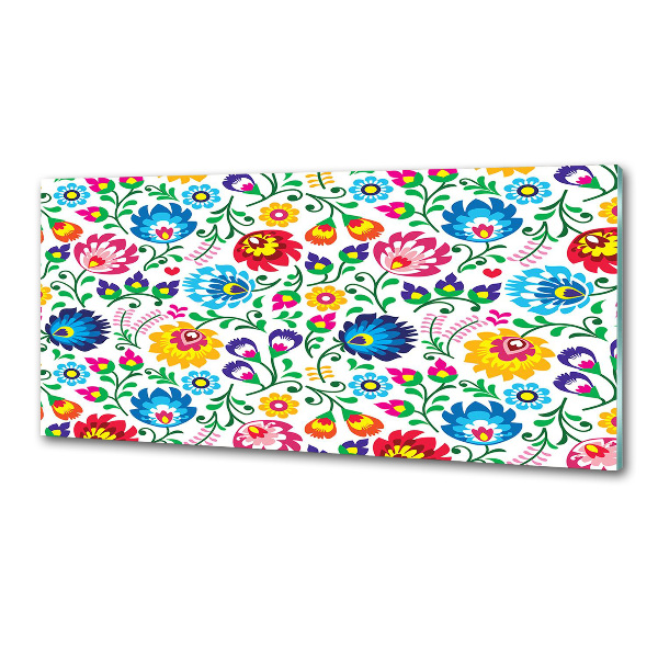 Pannello retrocucina con motivo etnico