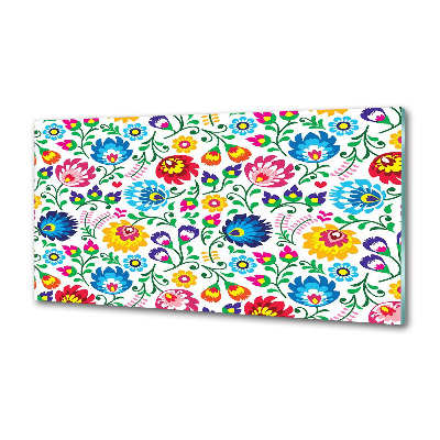 Pannello retrocucina con motivo etnico