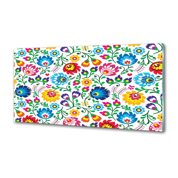 Pannello retrocucina con motivo etnico