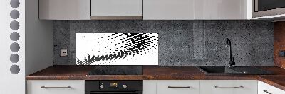 Rivestimento parete cucina con motivo grafico geometrico come sfondo