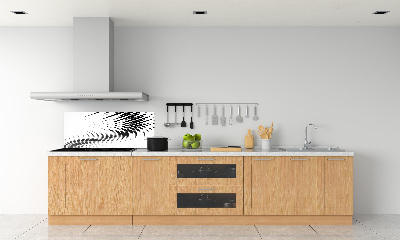Rivestimento parete cucina con motivo grafico geometrico come sfondo