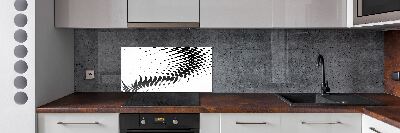 Rivestimento parete cucina con motivo grafico geometrico come sfondo