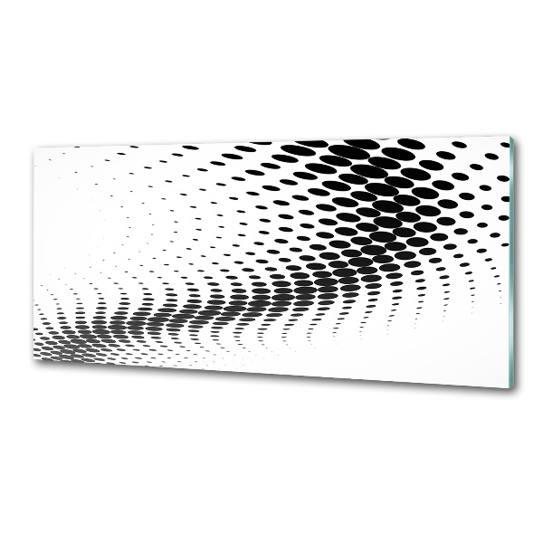 Rivestimento parete cucina con motivo grafico geometrico come sfondo