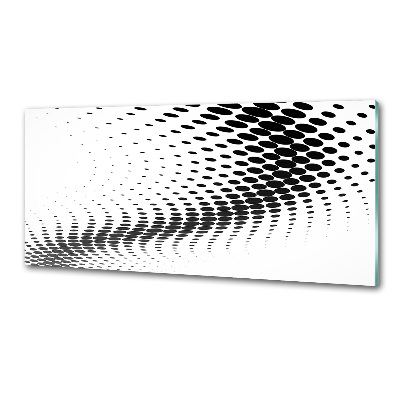 Rivestimento parete cucina con motivo grafico geometrico come sfondo