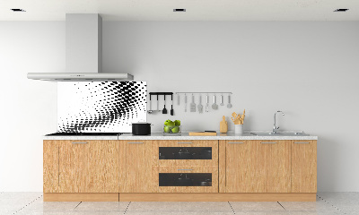 Rivestimento parete cucina con motivo grafico geometrico come sfondo