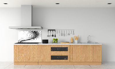 Rivestimento parete cucina con motivo grafico geometrico come sfondo