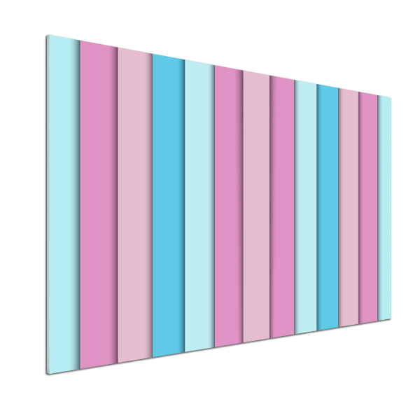 Pannello paraschizzi cucina con strisce colorate