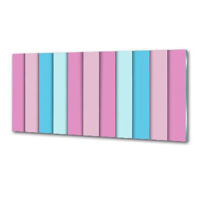 Pannello paraschizzi cucina con strisce colorate