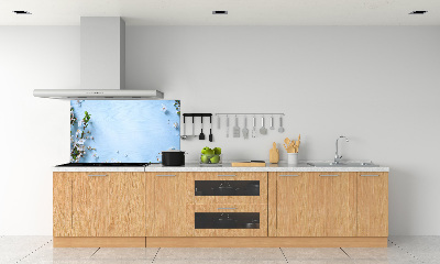 Pannello retrocucina con motivo di fiori di ciliegio