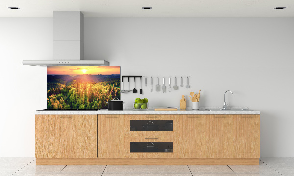 Rivestimento parete cucina con stampa 