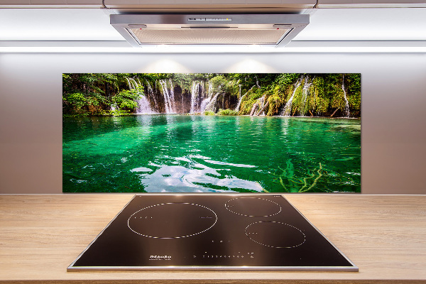 Pannello paraschizzi cucina con stampa del Lago di Plitvice
