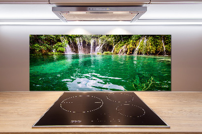 Pannello paraschizzi cucina con stampa del Lago di Plitvice
