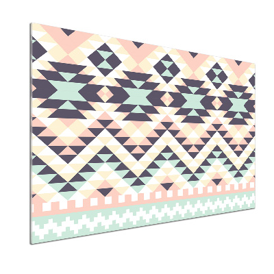 Rivestimento parete cucina con motivo di ispirazione etnica