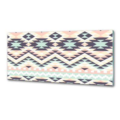 Rivestimento parete cucina con motivo di ispirazione etnica