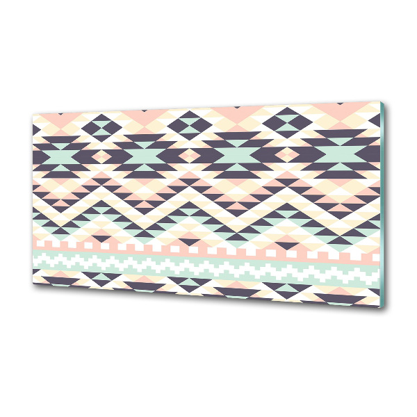 Rivestimento parete cucina con motivo di ispirazione etnica