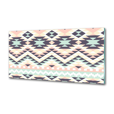 Rivestimento parete cucina con motivo di ispirazione etnica