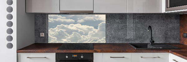 Pannello retrocucina con motivo a nuvole