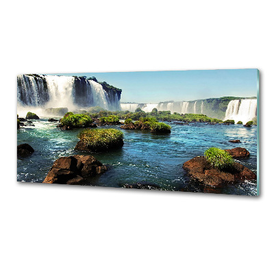 Pannello paraschizzi cucina con decorazione 'Cascata di Igazu'