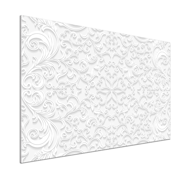 Pannello retrocucina con ornamenti decorativi