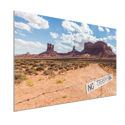 Pannello paraschizzi cucina con stampa del paesaggio dell'Arizona, Stati Uniti