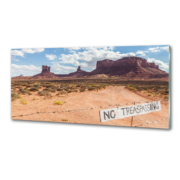 Pannello paraschizzi cucina con stampa del paesaggio dell'Arizona, Stati Uniti