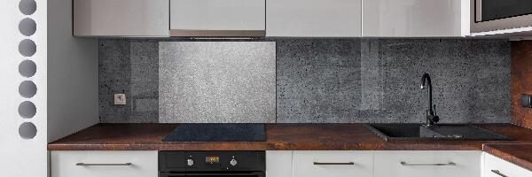 Pannello retrocucina con finitura effetto muro grigio