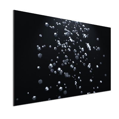 Rivestimento parete cucina con motivo ad astrazione 3D